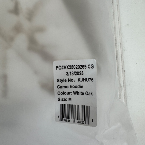 NEW Comfrt Camo Hoodie Unisex White Oak - Picture 2 of 5